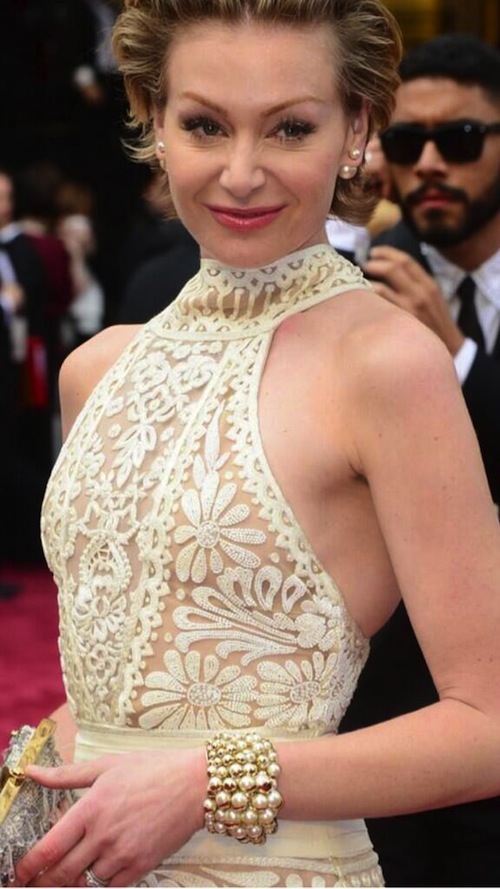 Portia de Rossi Oscar pearls