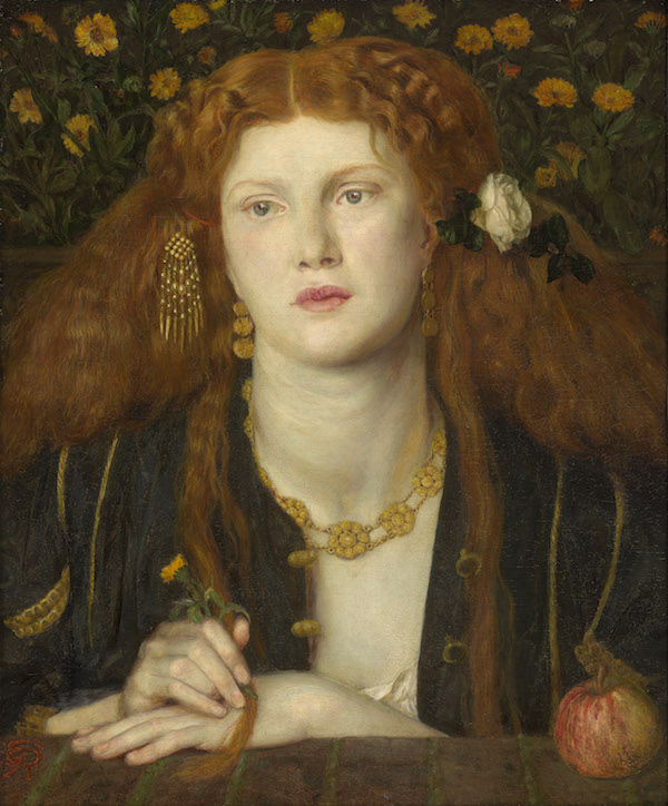 Bocca Baciata (Lips That Have Been Kissed) Dante Gabriel Rossetti (English, 1828–1882) 1859 Oil on panel * Gift of James Lawrence * Photograph © Museum of Fine Arts, Boston