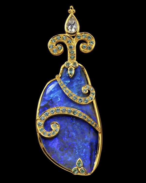 Rhapsody in blue: Paula Crevoshay | the jewelry loupe