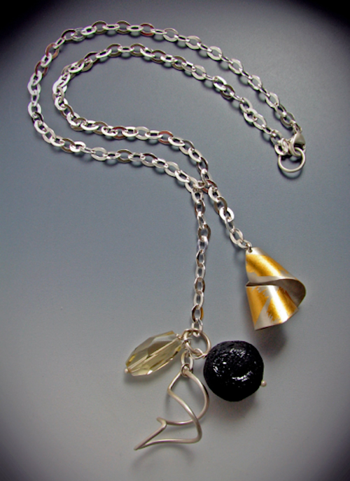 Charm necklace by Judith Neugebauer