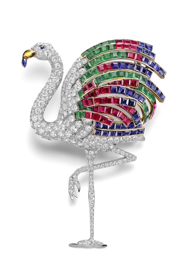 Flamingo brooch worn by Duchess of Windsor (c) Cartier