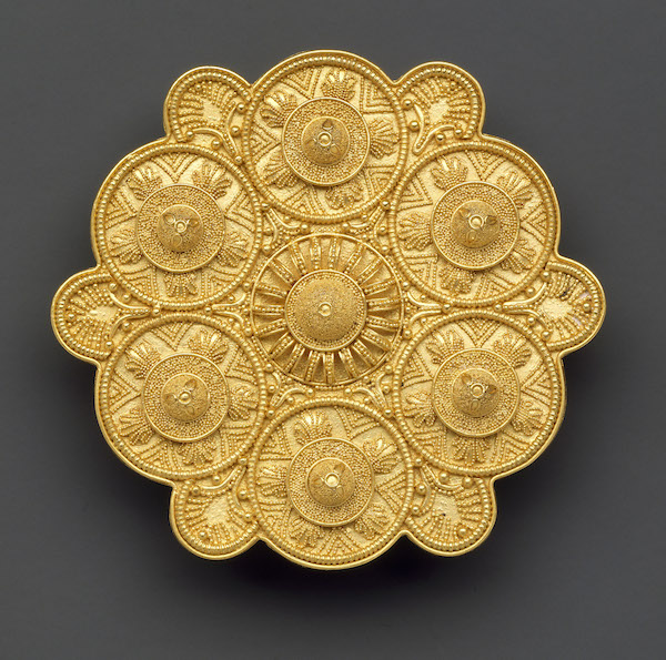 Brooch Castellani (Italian, 1814-1930) about 1858 Gold * Bequest of Mrs. Arthur Croft—The Gardner Brewer Collection * Photograph © Museum of Fine Arts, Boston
