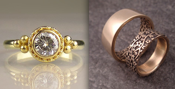 Handmade wedding rings | the jewelry loupe