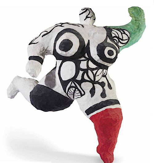Running Nana sculpture by Niki de Saint Phalle