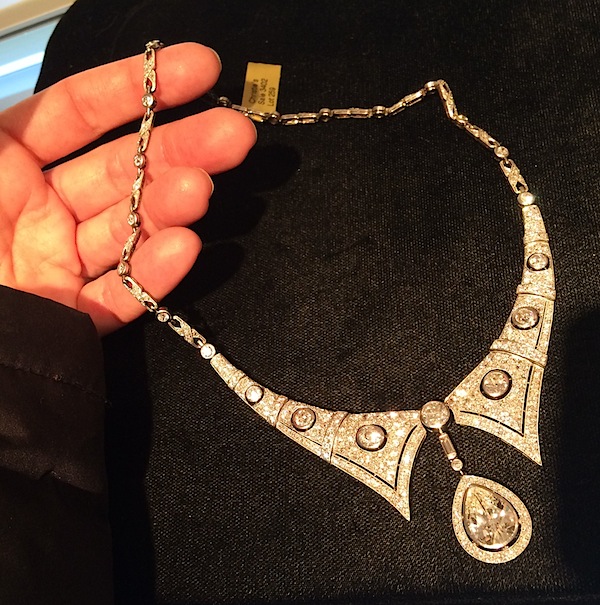 Diamond necklace Christie's preview (Cathleen McCarthy/The Jewelry Loupe)