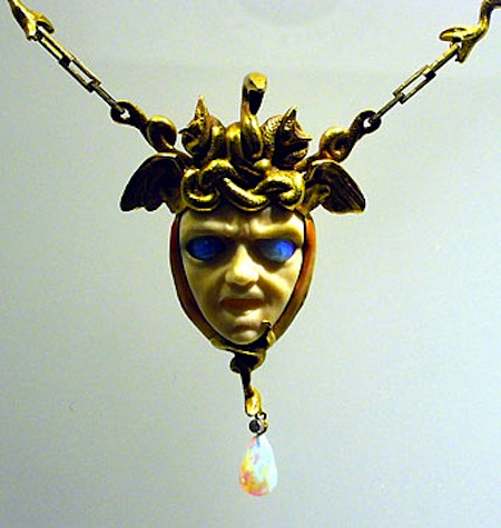 Medusa pendant by Philippe Medusa, c. 1898